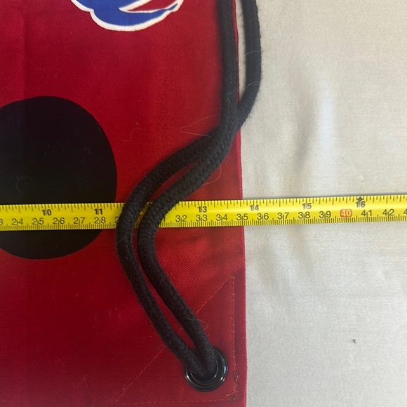 Disney Mickey Mouse - NWOT - Red and Black Drawstring Bag - Picture 3 of 3